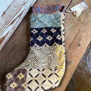 Johnny Was  Reversible Christmas Stocking